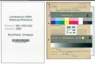 Entnazifizierung Christoph Burchhardt , geb. 19.05.1908 (Malermeister)