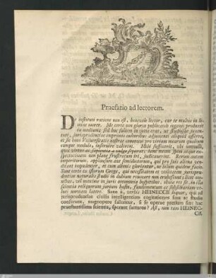 Praefatio ad lectorem.