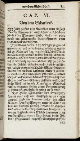 Cap. VI. Von dem Scharbock