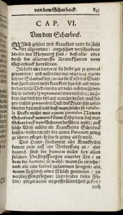 Cap. VI. Von dem Scharbock