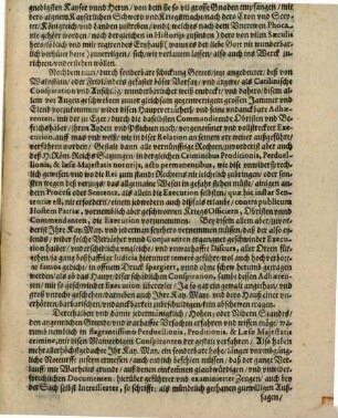 Außführlicher und Gründtlicher Bericht Der vorgeweßten Fridtländischen, und seiner Adhaerenten abschewlichen Prodition, was es damit für ein aigentliche Beschaffenheit gehabt, und was für boßhafftige Anschläg allberait gemacht worden : Alles auß denen einkom[m]nen Glaubwürdigen Relationibus, OriginalSchreiben, und andern Briefflichen Urkunden, wie auch der dißfals Verhafften gethanen gütlichen Außsagen, jedermänigklich zur Nachrichtung verfaßt, zusamen gezogen, und in offnen Truck gegeben
