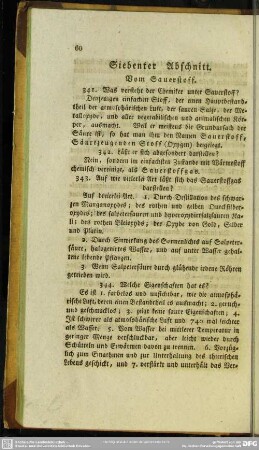 Siebenter Abschnitt. Vom Sauerstoff