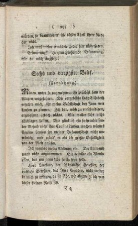 Sechs und vierzigster Brief. (Fortsetzung.) - Neun und vierzigster Brief. Fräulein Howe an Clarissa.
