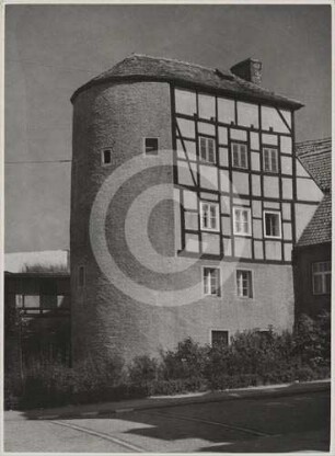 Wehrturm am westlichen Teil der Stadtmauer Hirschberg