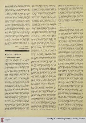 Kinder, Kinder : F. Laesecke, der neue Lenbach