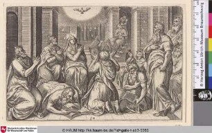 [Das Pfingstwunder;The descent of the Holy Ghost]