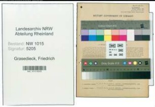 Entnazifizierung Friedrich Grasedieck , geb. 08.07.1896 (Friseurmeister)