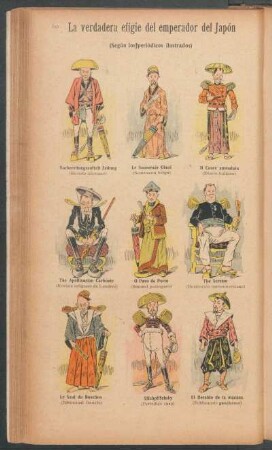 La verdadera efigie del emperador del Japón : (Según los periódicos ilustrados)