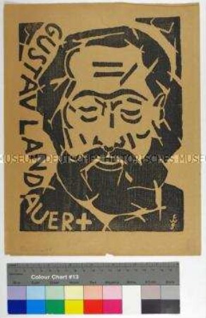 Porträt des Schriftstellers und Politikers Gustav Landauer