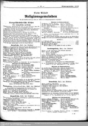 Vierter Abschnitt. Religionsgemeinden