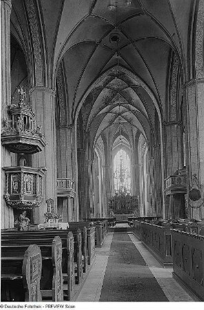Brandenburg. Pfarrkirche St. Katharinen (1401/1434), Inneres nach Osten