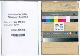 Entnazifizierung Helmut Dresel , geb. 10.03.1901 (Angestellter)