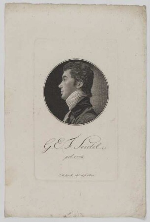 Bildnis des G. F. E. SeidelBildnis Gotthold Emanuel Friedrich Seidel