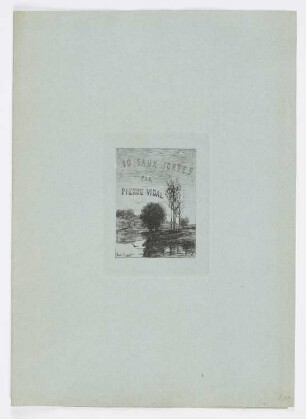 10 Eaux Fortes par Pierre Vidal, Titelblatt zu: "10 Eaux Fortes par Pierre Vidal"