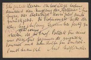Brief an B. Schott's Söhne : 26.07.1924