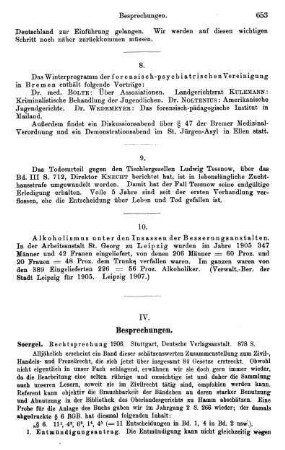 653-654, Soergel. Rechtsprechung 1906