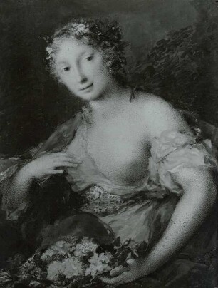 Dame als Flora