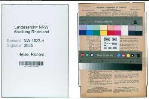 Entnazifizierung Richard Heise , geb. 03.02.1897 (Postbeamter)