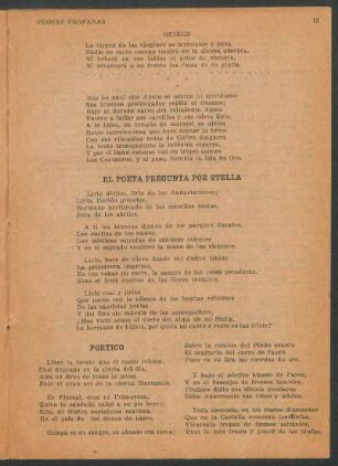 El poeta pregunta por Stella