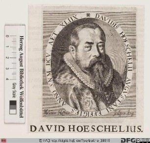 Bildnis David Hoeschel(ius)