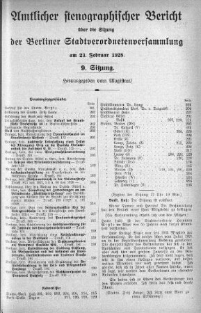 No. 9, 23. Februar 1928