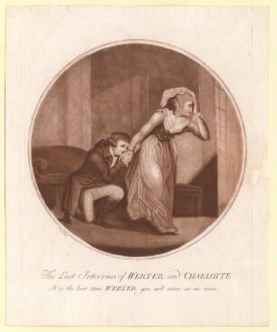"The Last Interview of Werter and Charlotte". Liebesszene nach gemeinsamer Lektüre des "Ossian"