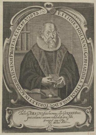 Bildnis des Iohannes Gerhardus