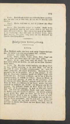 Fuenfzehnte Unterhaltung.