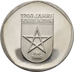 Medaille von Victor Huster auf 1200 Jahre Knielingen