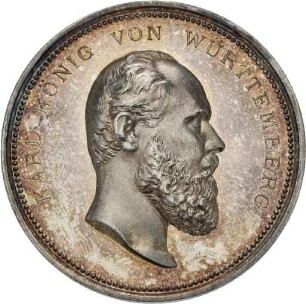 Preismedaille der Landesgewerbeausstellung in Stuttgart 1881