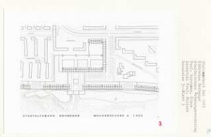 Stadtautobahn Rehberge, Berlin-Wedding (Diplomarbeit bei Kurt Dübbers): Grundriss Wohngeschoss A 1:500