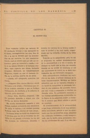 Capítulo VI - El nuevo día