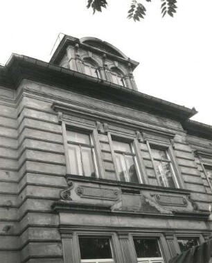 Wurzen, Dresdener Straße 44. Villa (1870/1880). Mittelrisalit