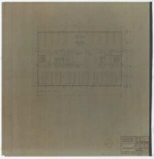 Hochschulbibliothek, Karlsruhe Neubau: Grundriss 1.OG, 1:100