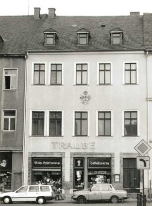 Annaberg-Buchholz, Markt 2. Wohn- und Geschäftshaus (1541). Straßenfront