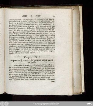 Caput XII. Argumento §. eius 2. revisio cameralis odiosa haberi non posset.