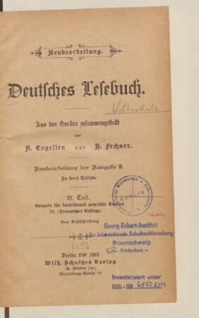 Teil 3, [Schülerband]: [Teil 3, [Schülerband]]