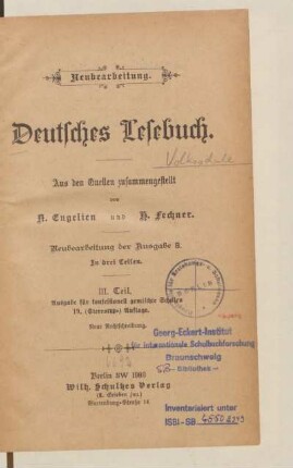 Teil 3, [Schülerband]: [Teil 3, [Schülerband]]