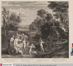 [La Toilette de Vénus; Venus von den Grazien bedient oder die Toilette der Venus]