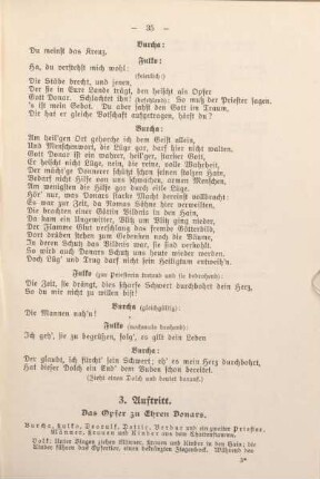 3. Auftritt. Das Opfer zu Ehren Donars.