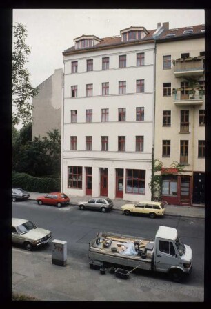 Diapositive: Eisenbahnstr. 23, August 1991