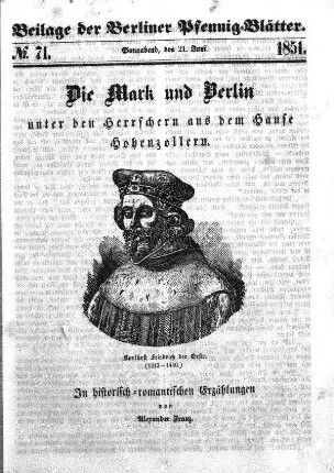 No. 71, Sonnabend,den 21. Juni