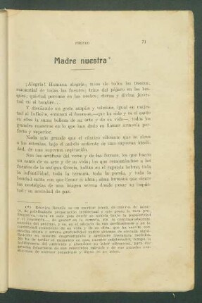 Madre nuestra