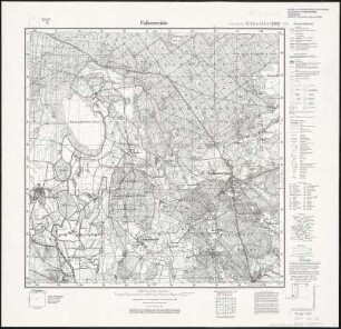 Meßtischblatt 2452 : Falkenwalde, 1936 : Falkenwalde. - Hrsg. 1888, einz. Nachtr. 1936. - 1:25000. - [Berlin]: Reichsamt für Landesaufnahme, 1936. - 1 Kt.