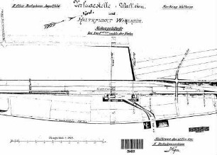 Walheim (Württ): Nebengebäude Schuppen Lageplan (Haupt-,Nebengebäude,Gl.-Anl.)