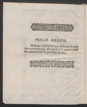 Psalm. XXXVII.