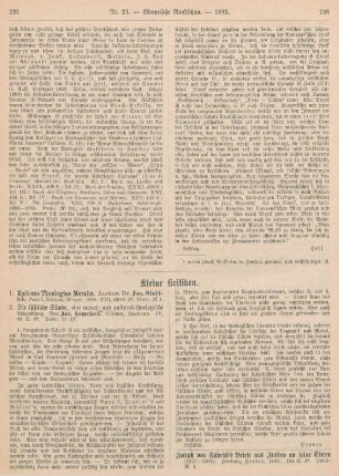 725-728 Kleine Kritiken