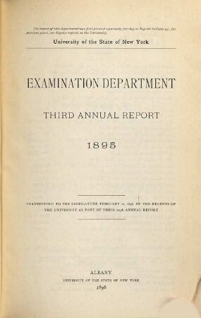Annual report. 3. 1895 (1896)
