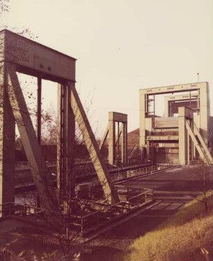 Schiffshebewerk Rothensee/Mittellandkanal vor Generalreparatur 1979-1981