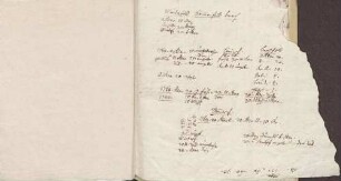 Agrarwirtschaftliche Notizen von Karoline Luises Hand.